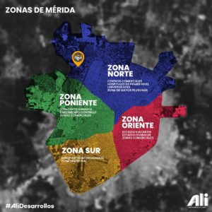 Zonas de Mérida